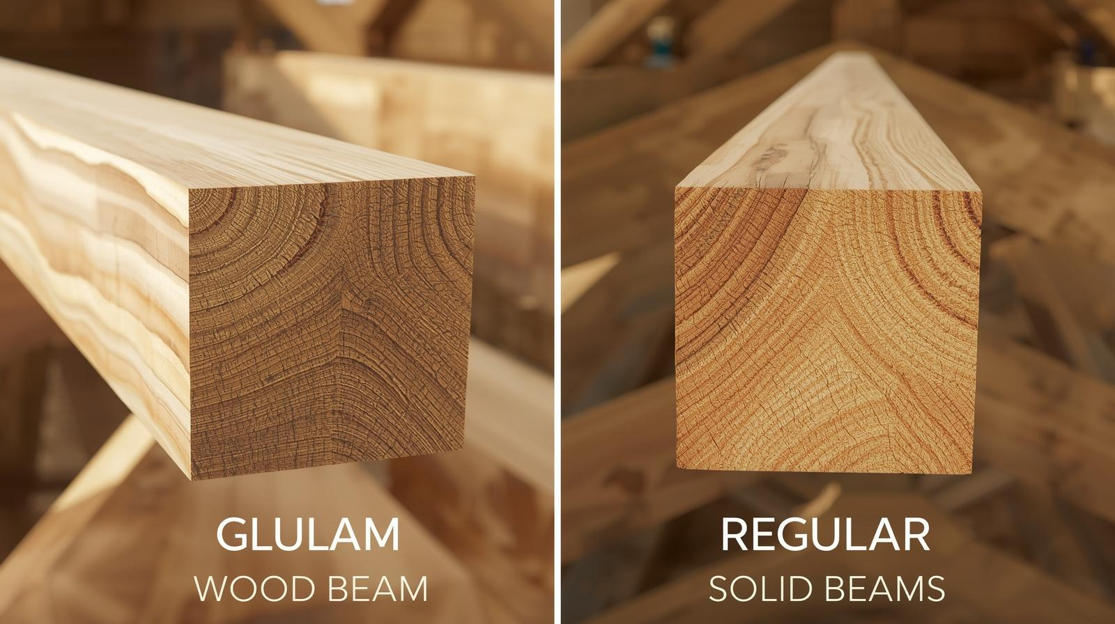 Kayu Glulam vs Kayu Solid Biasa untuk Balok Bentang Panjang