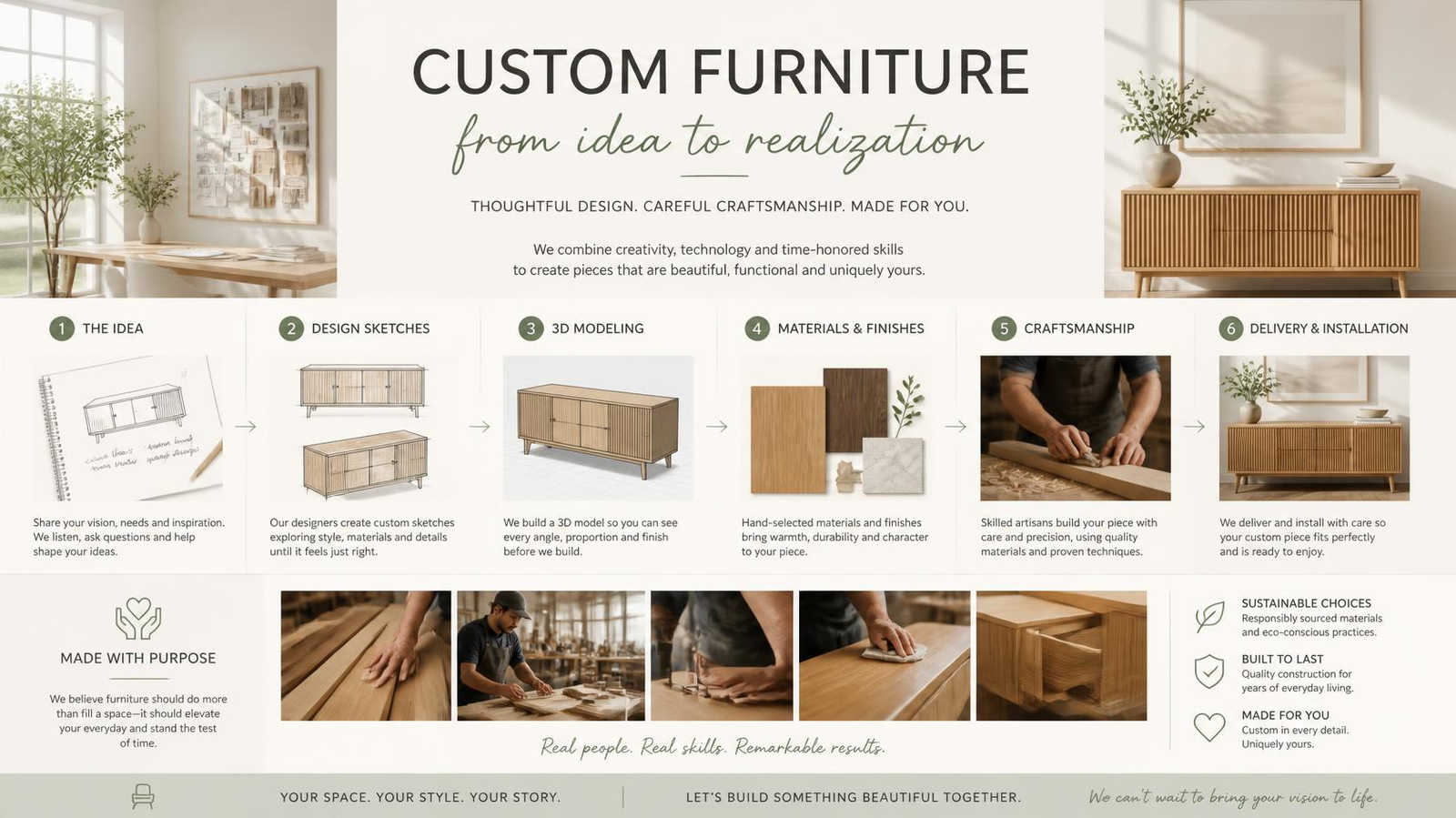 Bagaimana Proses Membuat Custom Furniture Dari Ide hingga Realisasi
